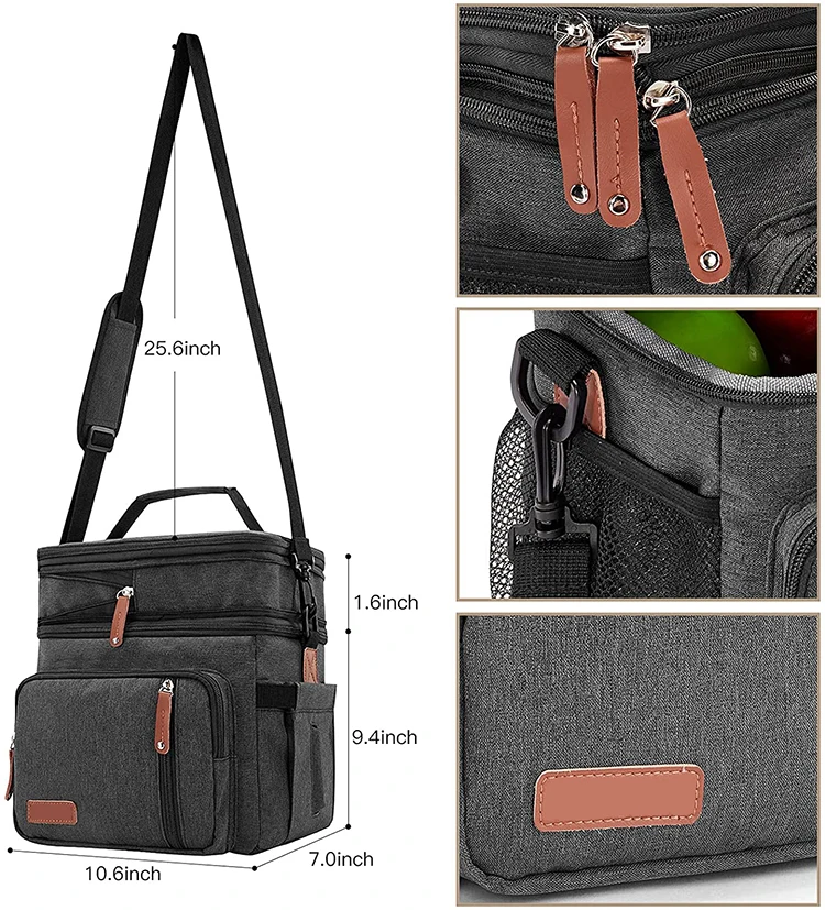 Men's Double Compartment Industrial Lunch Bag Cooler Rpet Buy Lunch