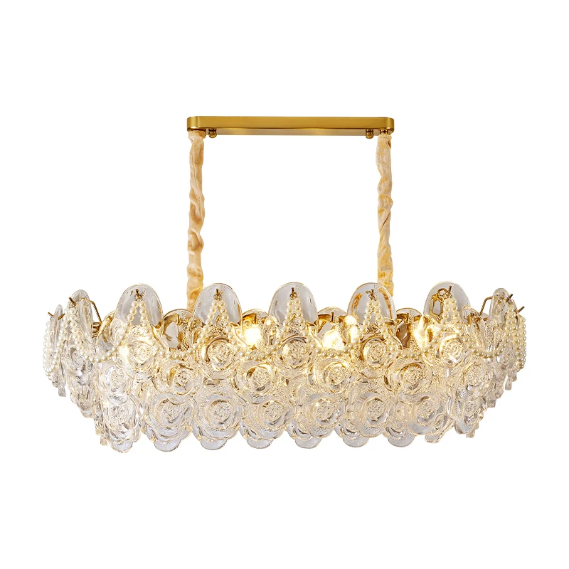 Make in China Factory for Living Room Crystal Lights Modern Pendant Light Crystal Lamp Led Indoor Hanging Ceiling Light