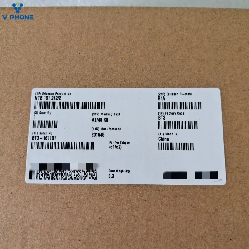 Ericsson NTB 101 242/2 OVP Kit 8 Ext Alarm for SAU 02 01 - Ideal