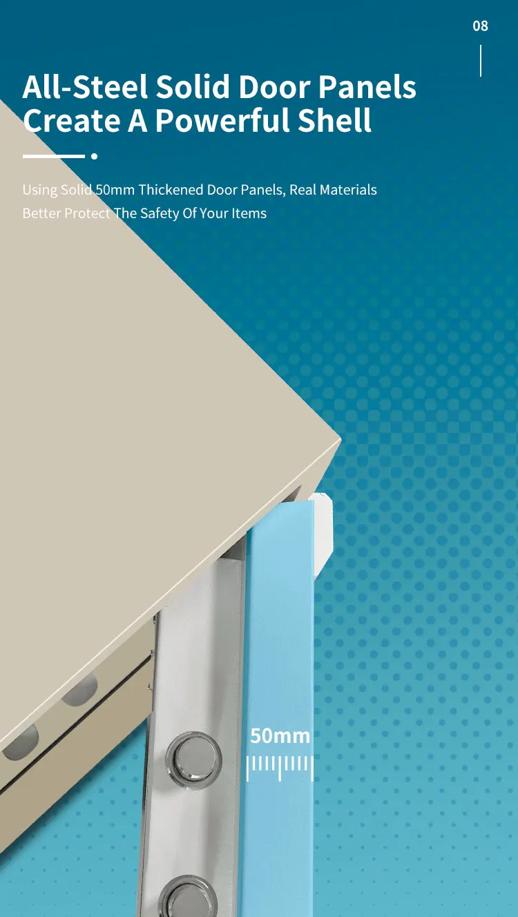 CEQSAFE Home Office Fire Box 2 Key Locks Cabinet Document Fireproof Safe manufacture