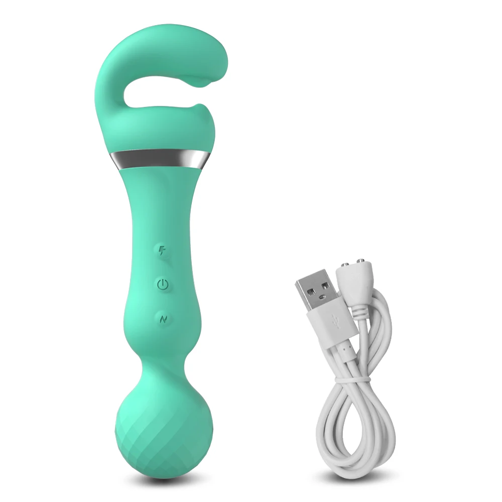 ALWUP Powerful Stimulator Personal Magic AV Vibrator Wand for Clitoris USB Rechargeable Massager Sex Toys for Adults Female