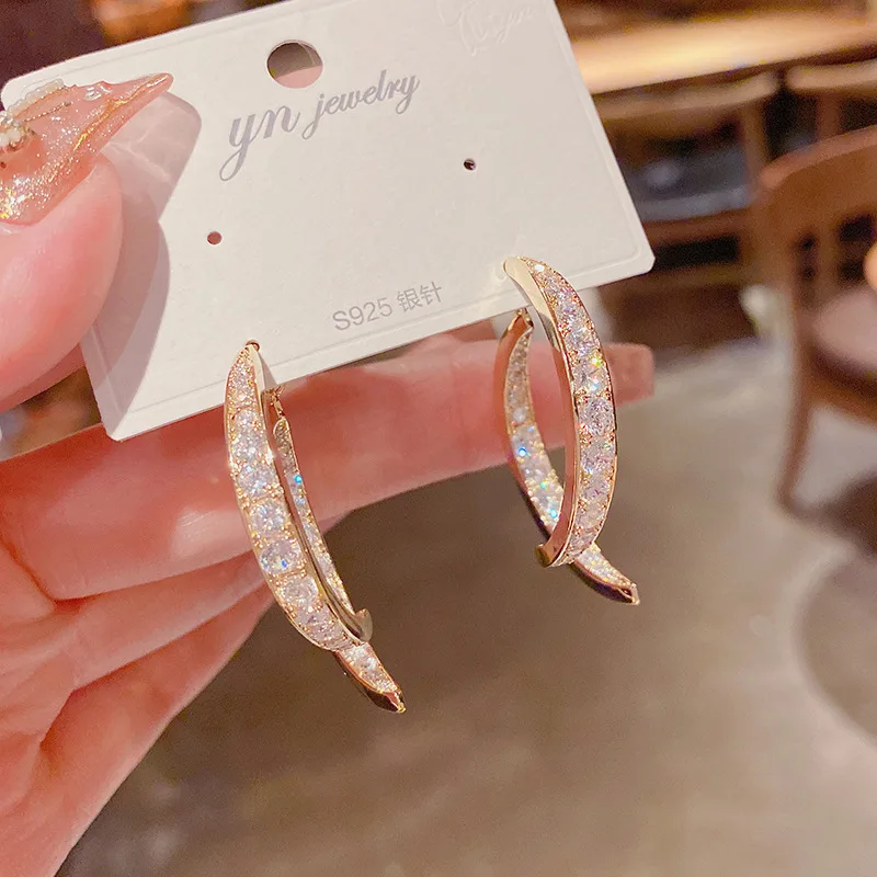 Women Accessories Designer Jewelry Famous Brands Diamond Earrings Women Luxury Jewelry