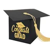 Black - graduation hat gift box