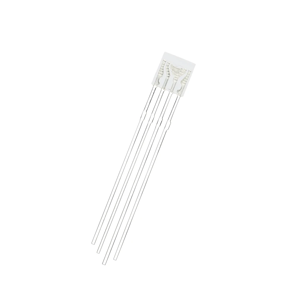 Vanfun 4-Leg Square RGB LED Diode 5V Max Reverse Volta DIP LED Hole Case Common Anode/Cathode Emitting Light