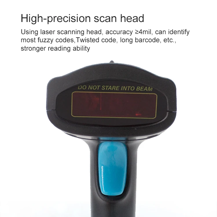 In Stock Low Price High Speed Wired 1d Code Scanner Handheld 1d Barcode