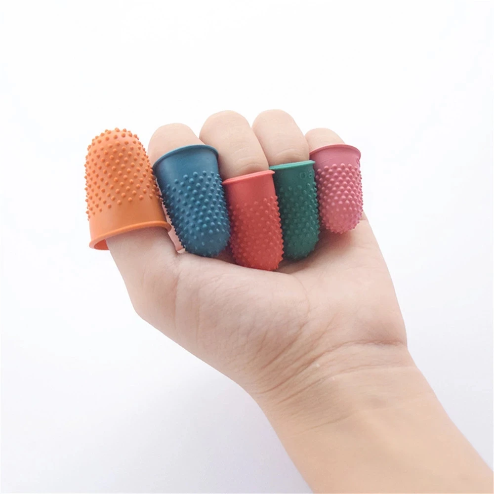 5Pcs Silicone Finger Protector Finger Caps High Temperature