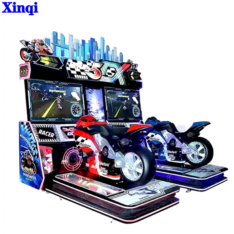 Motorcycle Game Machine Coin Operated Arcade Video Racing Cycle Game