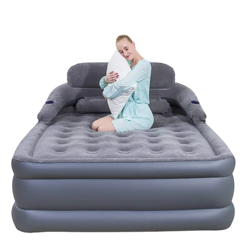 Factory Price Air Mattress Queen Size Inflatable Double Hight Automatic