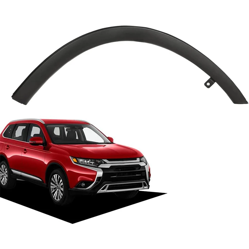 car body front rear wheel eyebrow arches aprons fender flares for Mitsubishi outlander 2016-2018