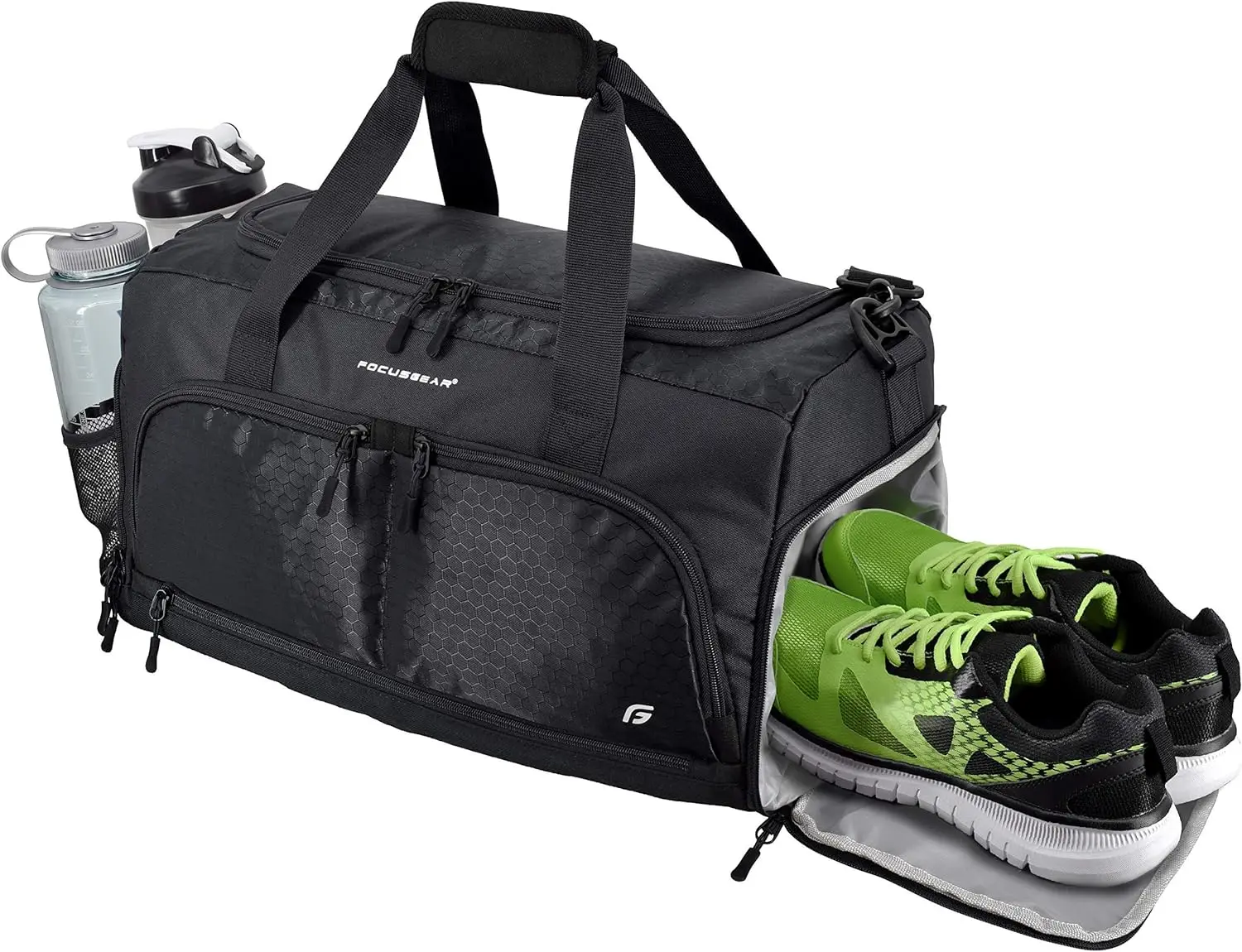 Dry and Wet Separation Holographic Sport Gym Travel Duffel Bag with ...