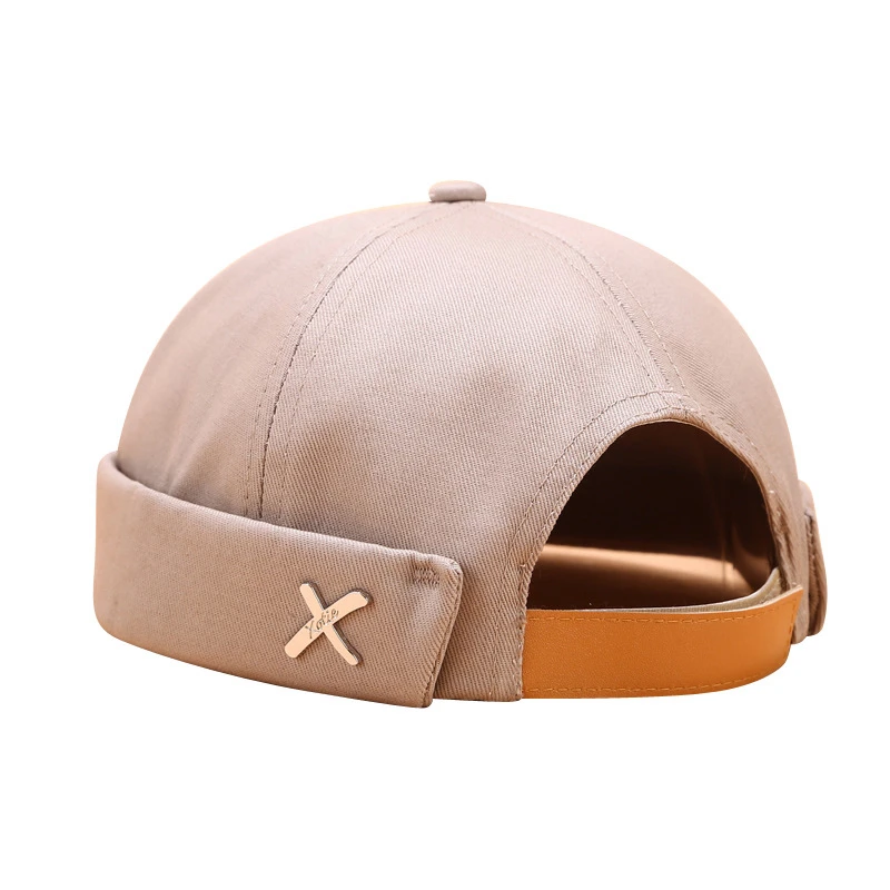 新设计自有品牌标志可调节定制高品质无边帽