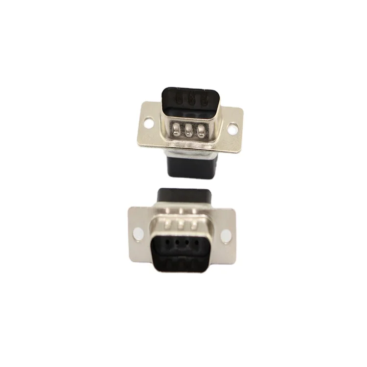 D sub DB9 high density connector 9 pin male female DB9 male Crimp Connector