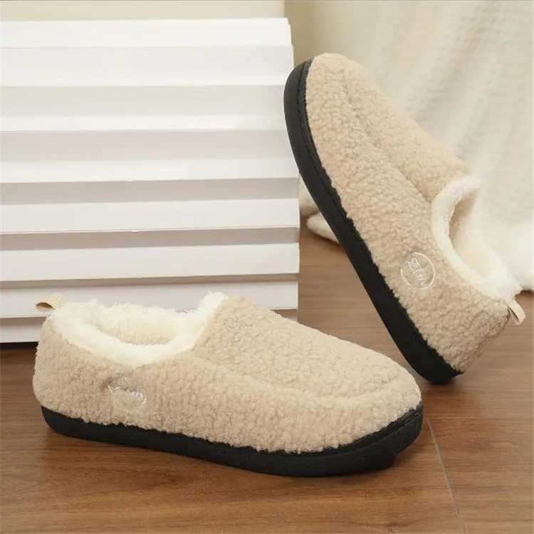 New Thickened Bean Type Warm Cotton slippers Thickened Foot
