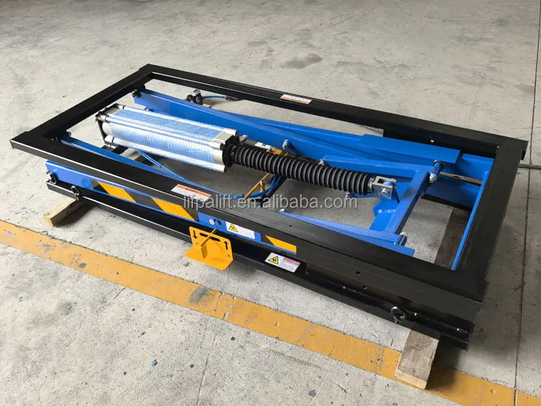 Neumatic Table 160kgs Air Powered Pneumatic Upholstery Lifting Table Scissor Lift ...