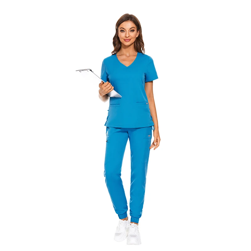 Niaahinn Scrub Suits Stretch Breathable Female Sets Jogger Nursing ...