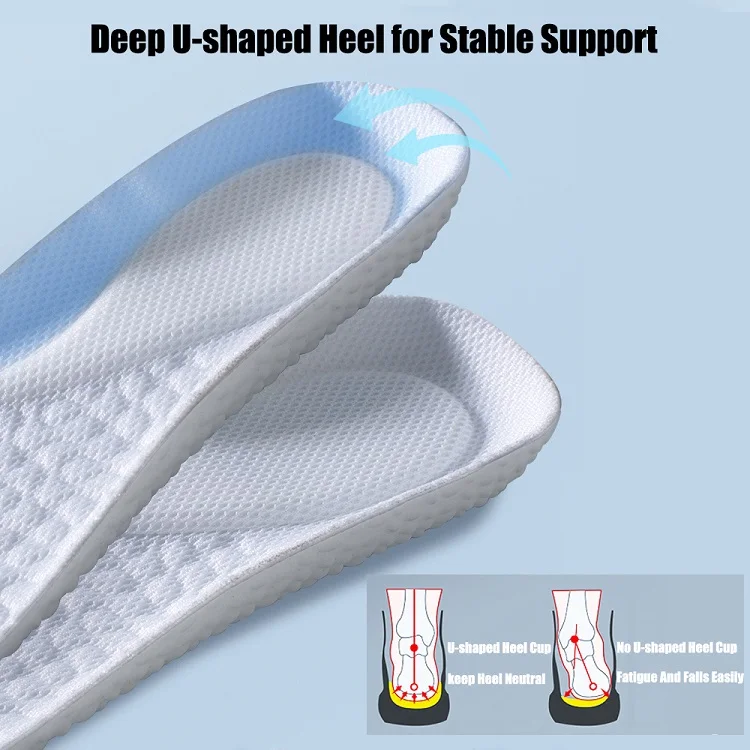 Easy Soft Insole Soft Elastic Running Insoles - Customizable Orthopedic Support