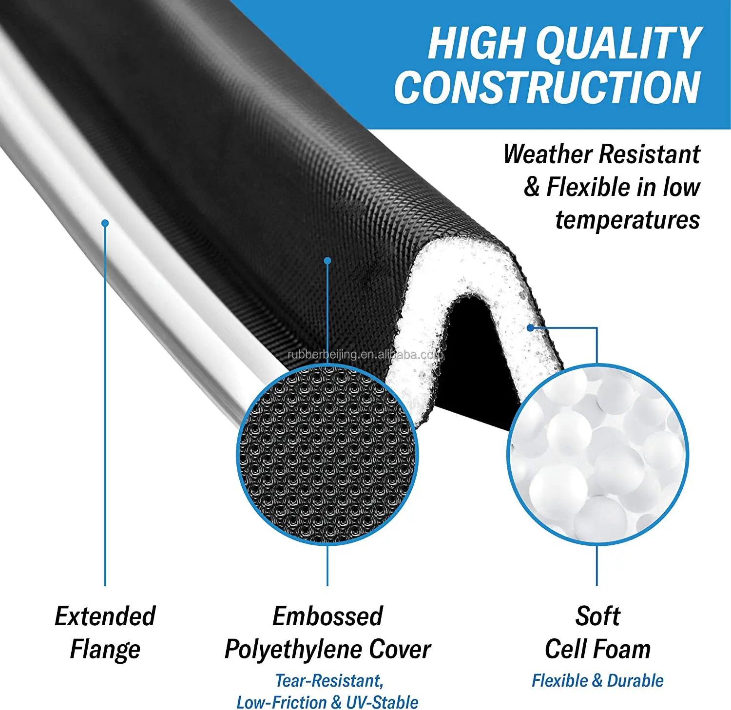 Door Weather Stripping Soundproof Vshaped Foam Kerf Weather Stripping