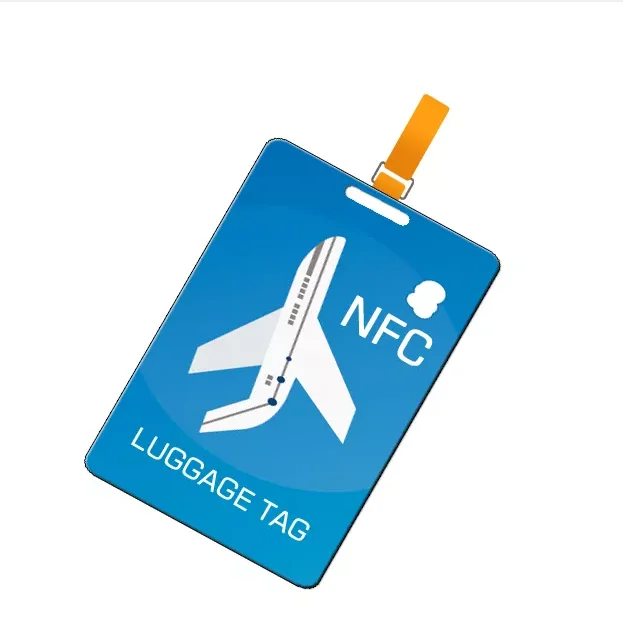 Free Sample Customized Airway RFID NFC Tag Luggage Tag NFC Baggage Smart Tags For Airport Management
