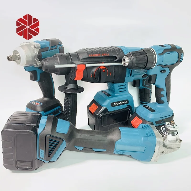 Cordless Power Drill Machine Hand Tool Sets Combo Kit Electric