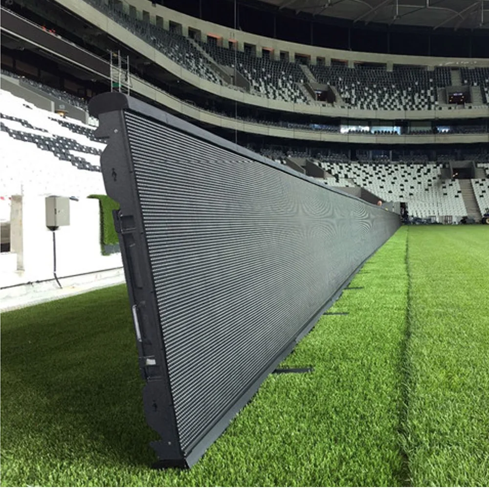 Hongwei Led Perimeter Spherical Screen Outdoor Advertising P4 P5 P6 P8 P10 Football Stadium Led Display