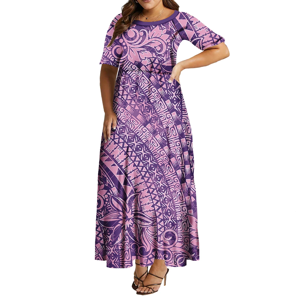 Samoan Tatau Maxi Polynesian Tribal Women Hawaiian Dress Plus Size Pacific  Islander Ladies Cocktail Dresses| Alibaba.com