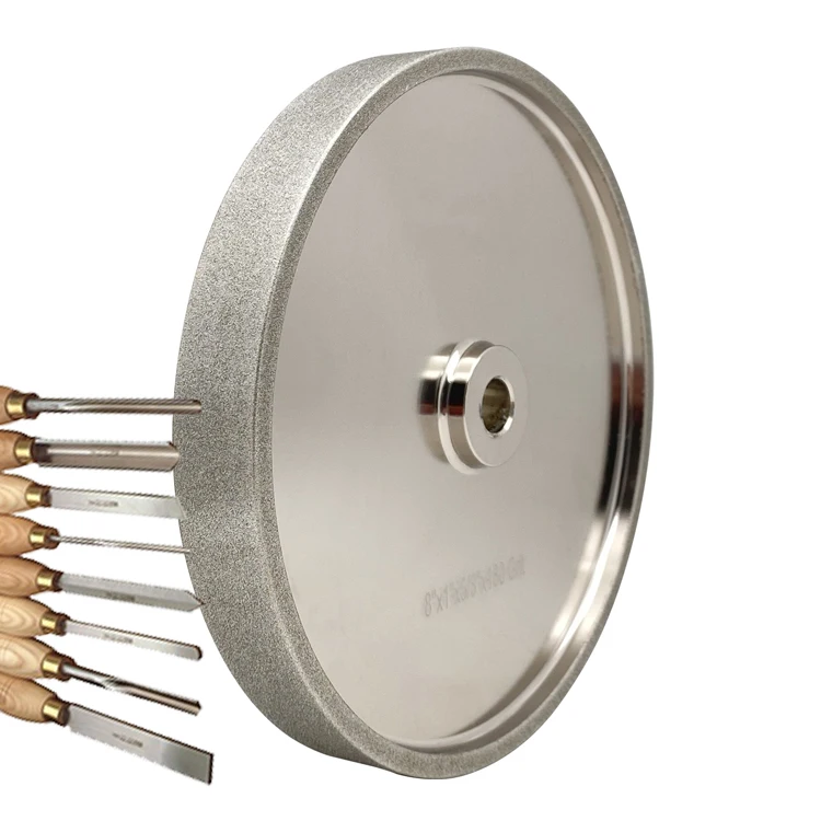 8 дюймов CBN шлифовальный круг 180 грит гальванизированный для заточки высокоскоростных стальных инструментов токарные инструменты