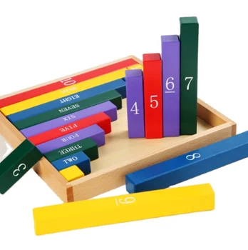 Kindergarten Color Decimal Stick Kindergarten Toys Children's Play ...