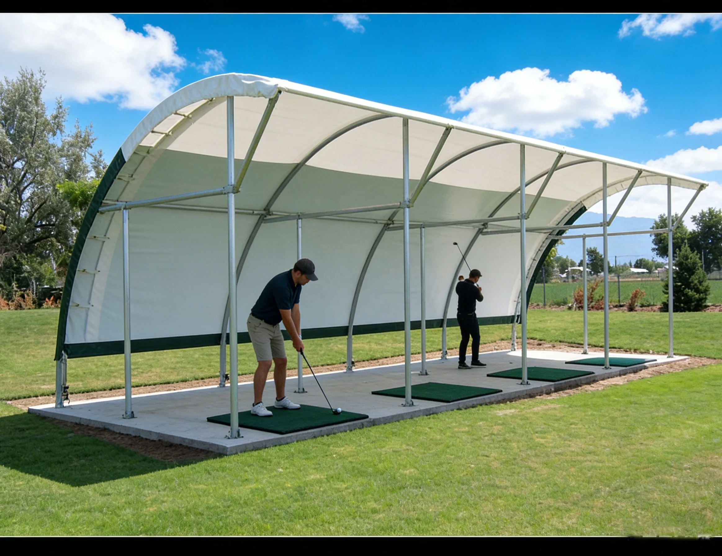 Golf Range Shelter, Portable Car Parking Shelter, Portable Canopy