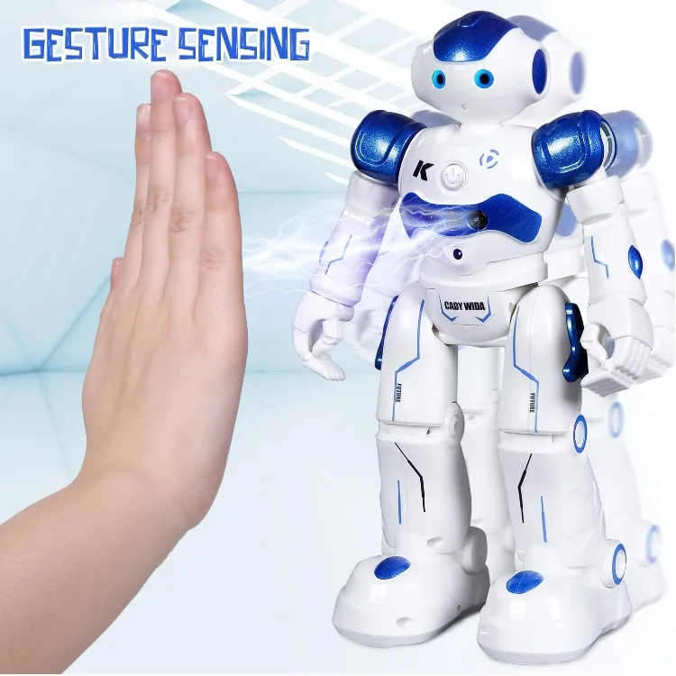 Remote Control USB Cable  Move to Observe Sing Dance Gesture Sensing Intelligent Robot Toys