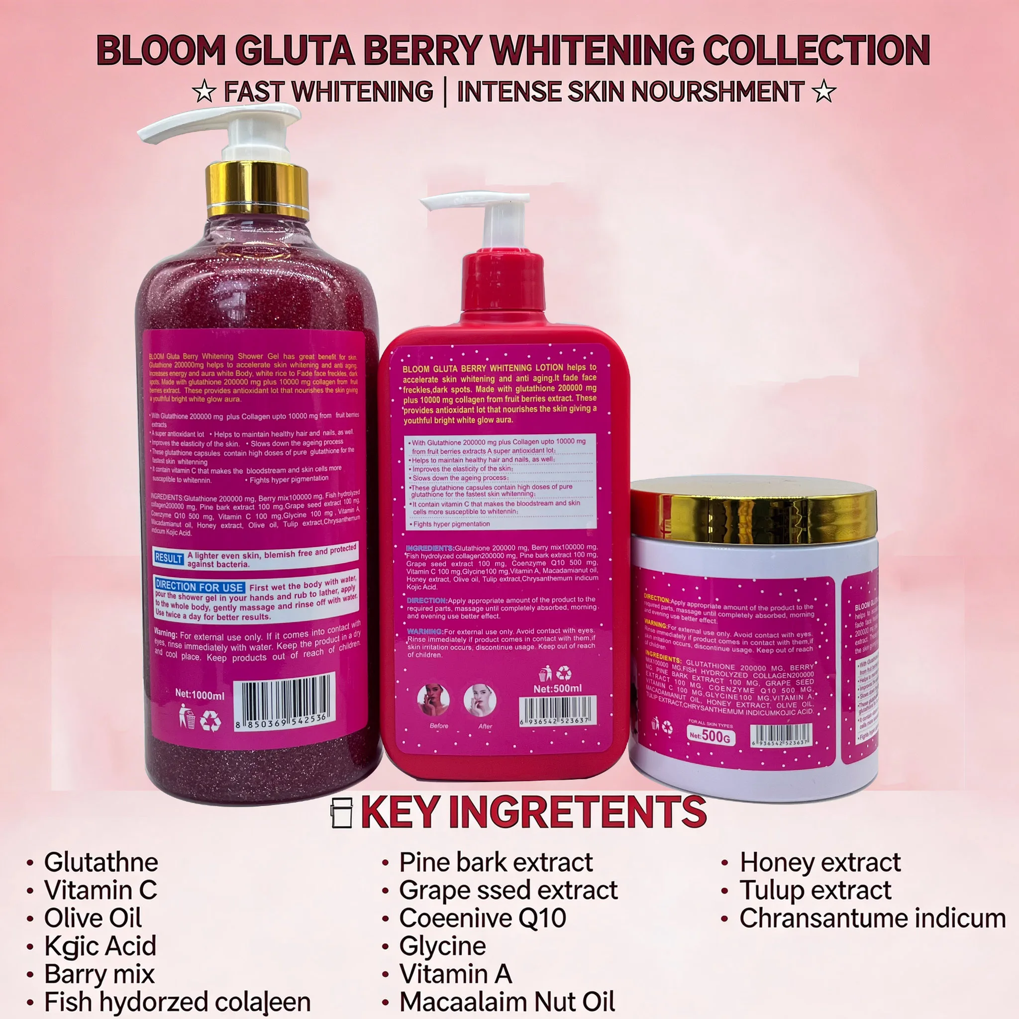 bloom glutathione All Covered Bloom (L-Glutathione, Marine Collagen, Ashwagandha) Beauty |  LOBeauty main image 0