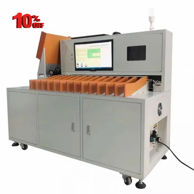 13 Channel Cylindrical Cell Sorting Machine With Data Record Function Sorter for Lithium Battery Internal Resistance Testing