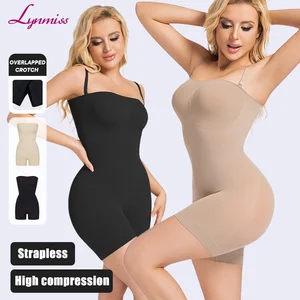 Strapless Bodysuit Can Be Worn with a Tube Top Dress Invisible Body Shaper Waist Trimmers  Full Body Shapewear