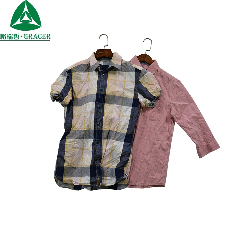 Camisas formales de manga corta al por mayor, ropa usada para hombre, ropa  de segunda mano