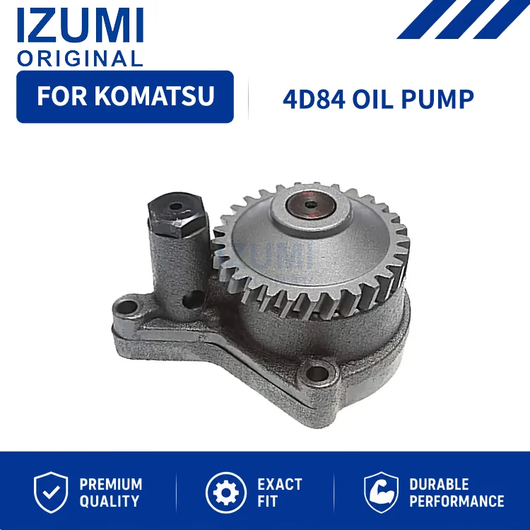 IZUMI ORIGINAL 4D84 129407-32000 129150-32000 129418-32000 129004-37008 Oil Pump engine parts for Komatsu Excavators Forklifts