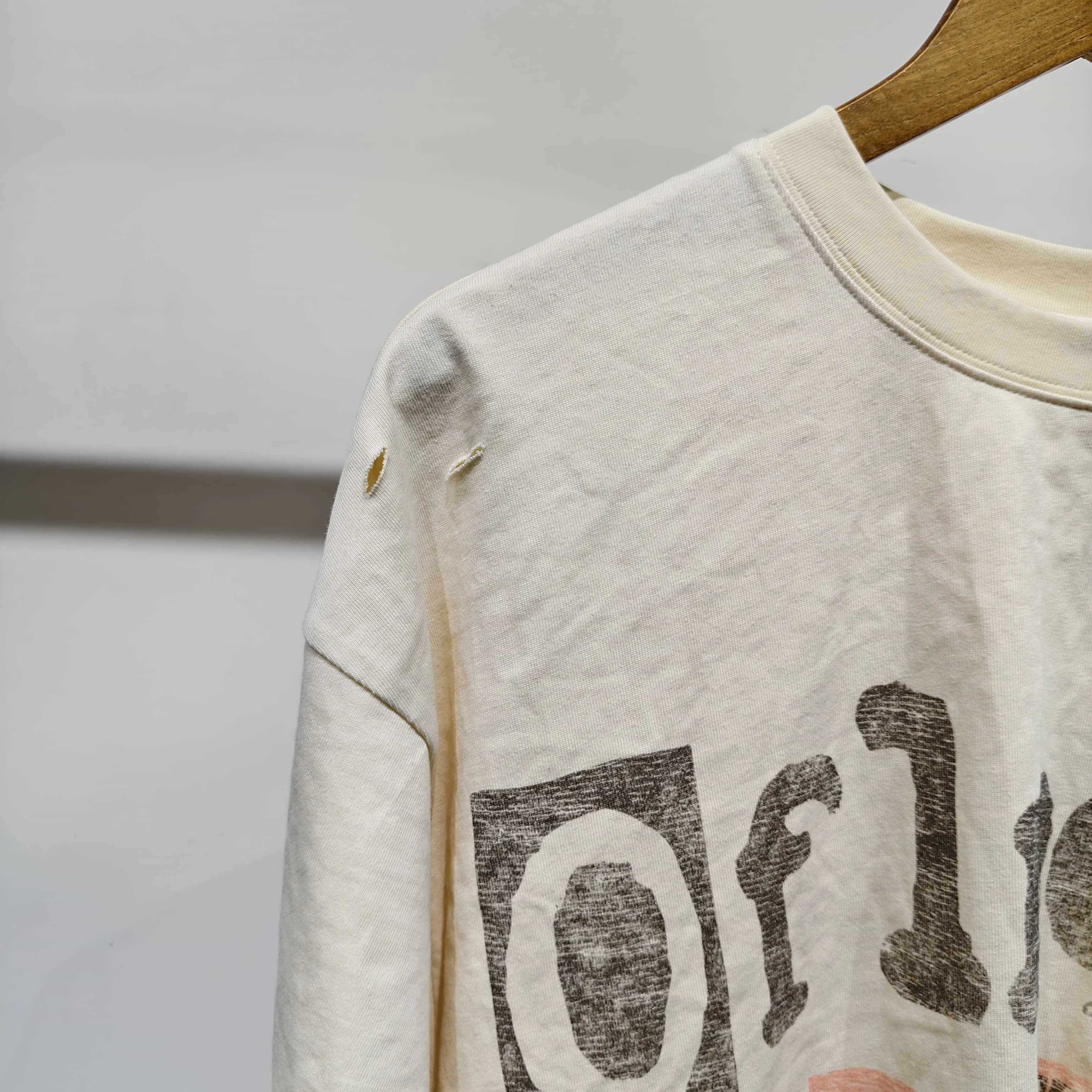 Custom Hip Hop Cotton Retro Round Neck Boxy Fit Summer Oversized Print Short Sleeve Crop Distressed Men T Shirt gallery 3