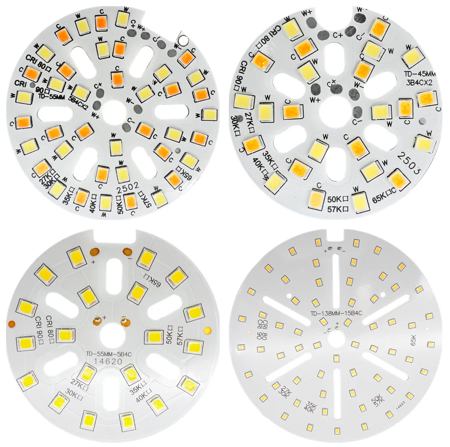 Customizable 36V LED PCB Modules - Round Aluminum Light Board for ...