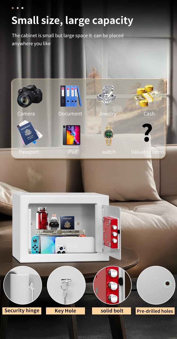 CEQSAFE China Factory Home Office Electronic Pin Code Small Safe Deposit Box Mini Safe manufacture