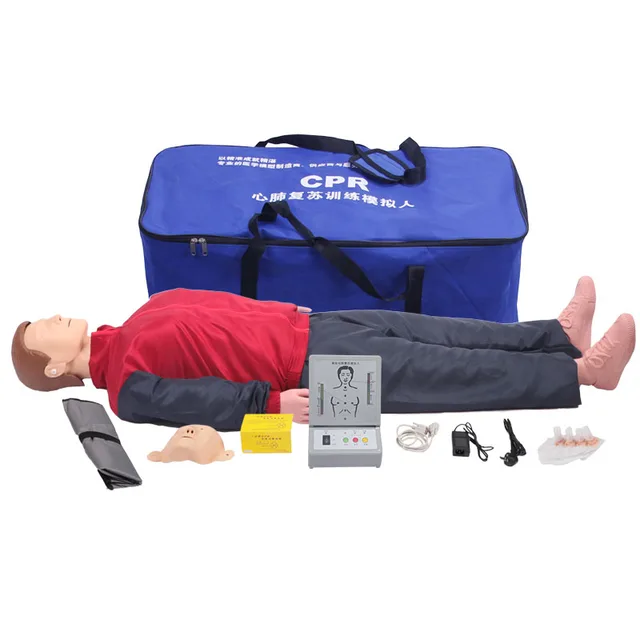 DARHMMY Full body Medical Adult CPR  Manikin Model First Aid Training Dummy  With  Controller