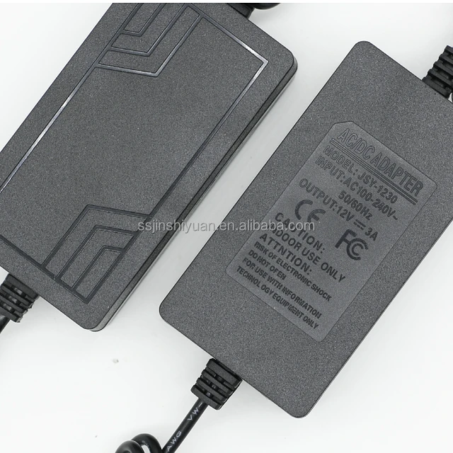 12V 3A Power Supply 36W Power Supply Adapters for CCTV Router With AC DC Converter 100-240V to 12 Volt 3Amp Charger Adapter