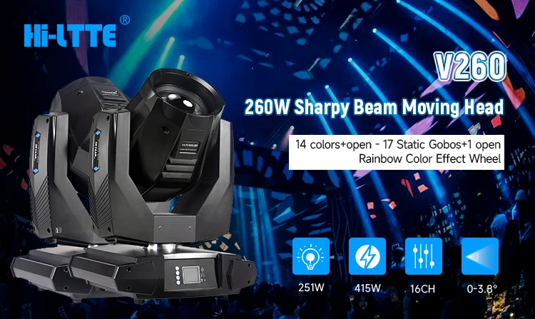 Rambo 230 Sharpy Beam Moving Head Light Yodn MSD 230w 7r