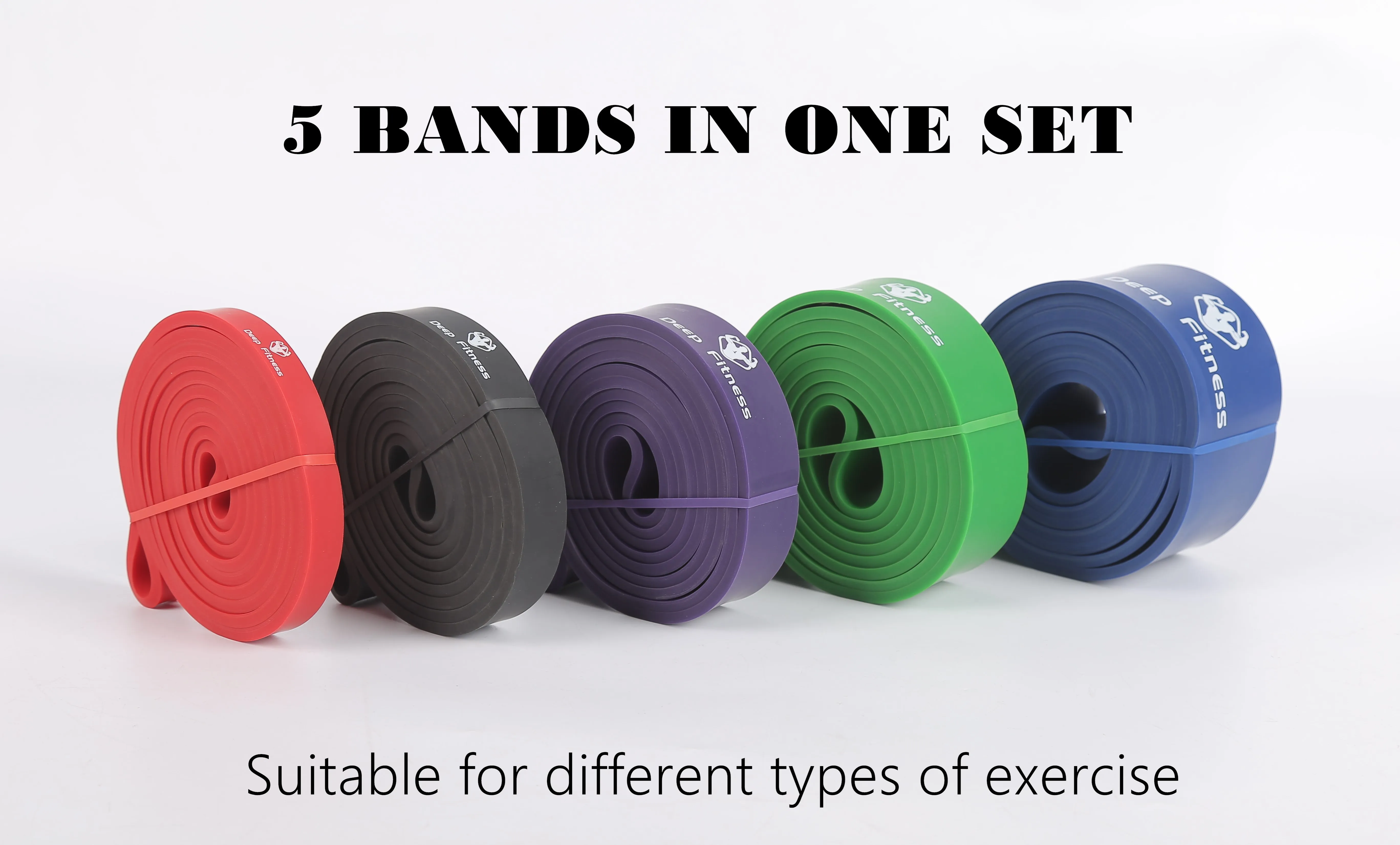 Wholesale Bands Resistance Loop Bands Set / Exercise Mini Rubber Bands