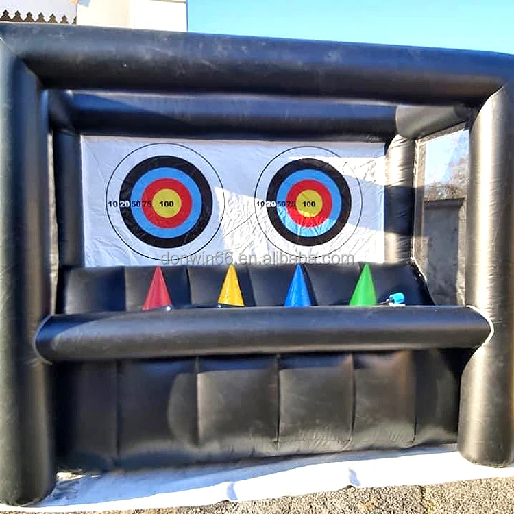 Carnival Inflatable Axe Throwing Game Interactive Adult Game Air Sticky