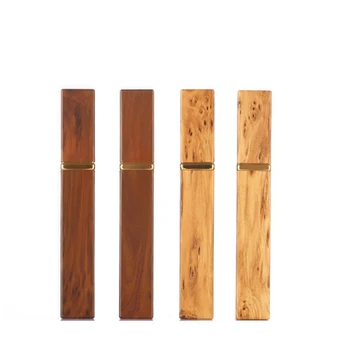 Wooden New Embossed Square  Cigar Tubes Storage Case Aluminium  Alloy Cigar Tubes Smoking Accessories