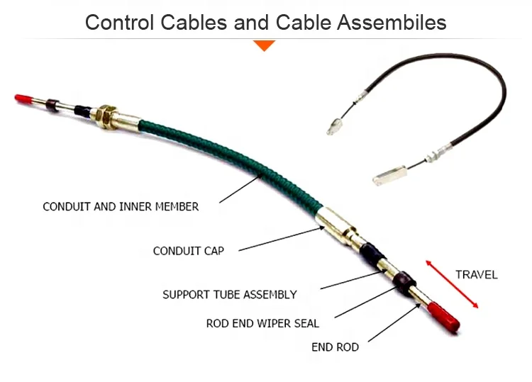 TRUCK CONTROL ACCELERATOR CABLE MC064403 for MITSUBISHI FUSO 6D14 6D16 6D17