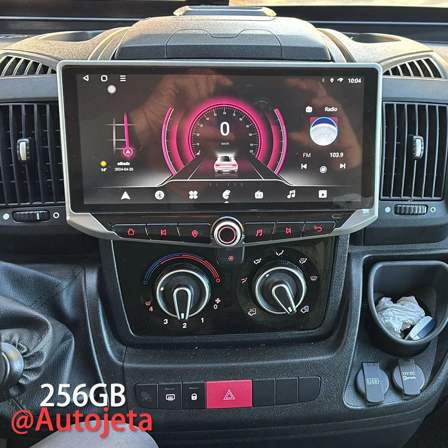 Autoradio Android 9 Pollici Per Fiat Ducato/Peugeot Boxer | 4GB+64GB CarPlay | GPS WiFi + RetroCamera