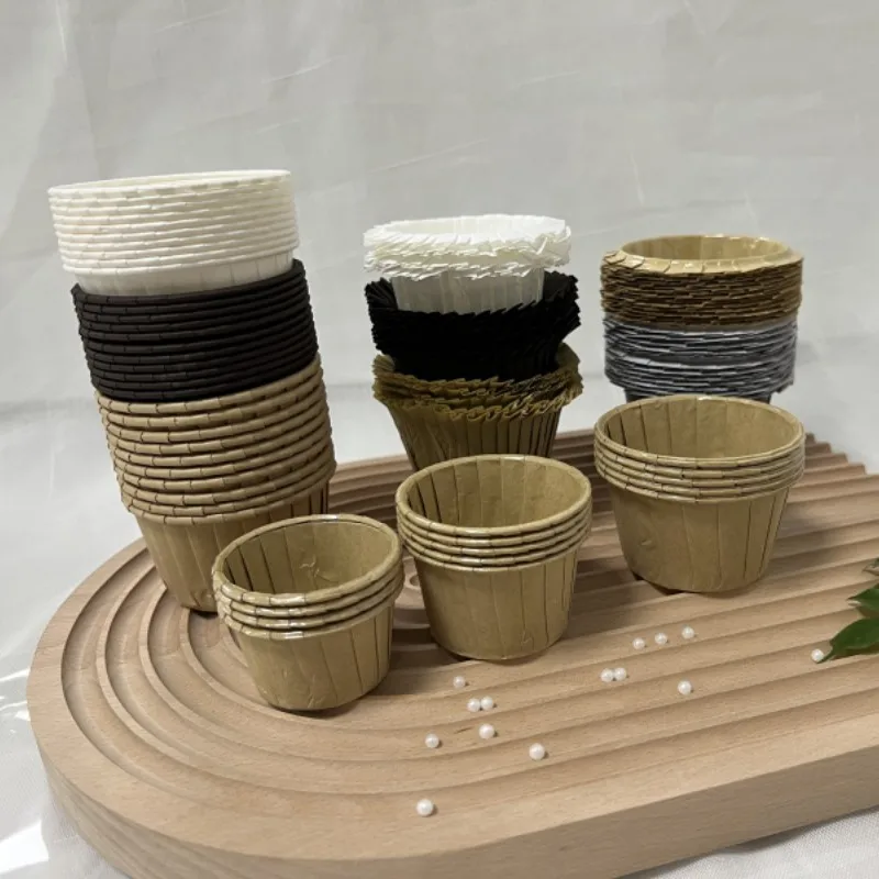 Custom Sized High Quality Disposable Biodegradable Paper Cup for Snack Souffle Medicine Sauce