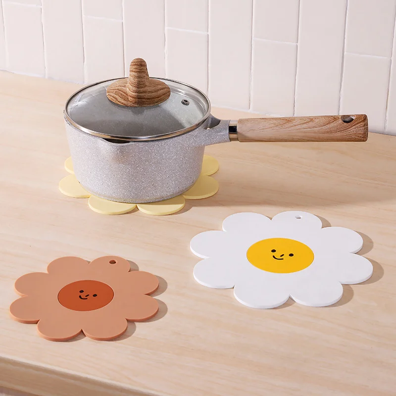Kitchen Accessories Heat Resistant Silicone Rubber Pvc Mat Drink Cup Macrame Coasters Non-slip Dining Pot Oval Table Placemat