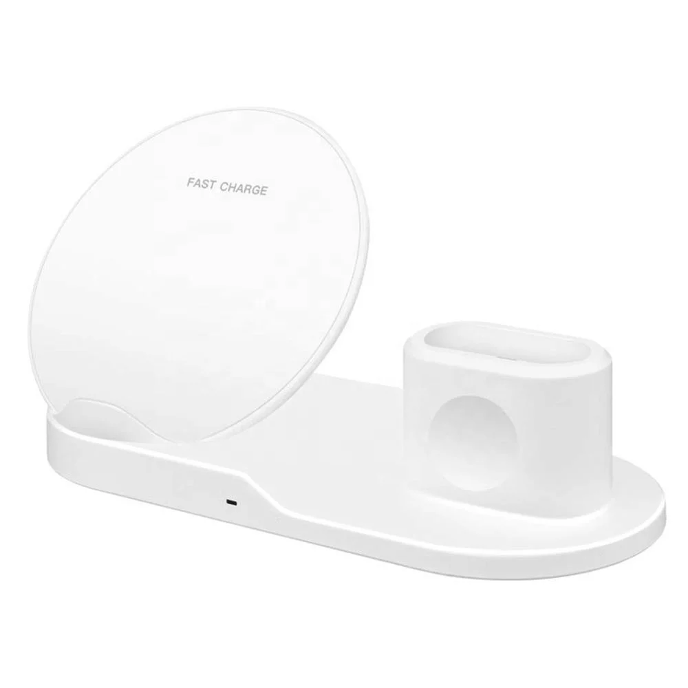 Factory Price Fantasy 10W Wireless Charger 3 in 1QI Station Fast Wireless Charger Stand For Mobile Phone For iwatch For earphone