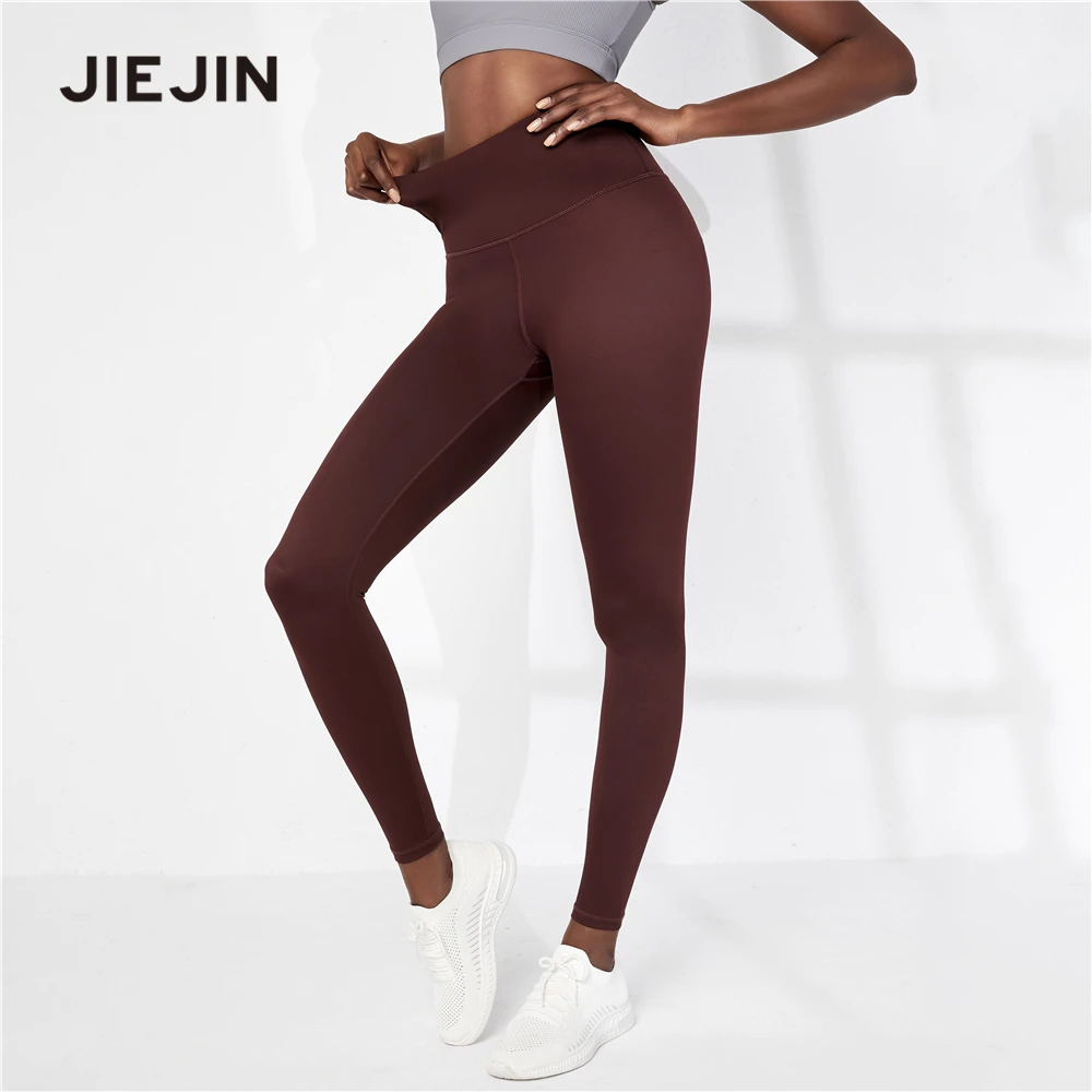 Leggings Yoga Women Pocket #39 Wine Red 