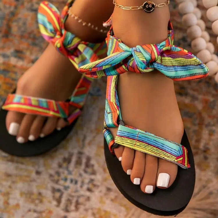 2022 Wholesale Women Platform Leopard Prints Sandals Summer Sandals Ladies  Shoes Flat Sandals For Women - Buy Sandels For Women Sandal,Prints Flats  Sandals For Women Slipper,Sandals Woman 2022 Leather Sandals Sole Sandal